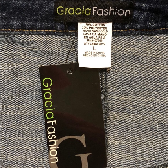 NWT Gracia Fashion Boho Gypsy skirt - size L - Picture 3 of 3